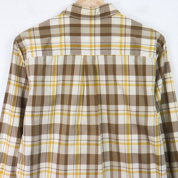 Patagonia Long-Sleeved Fezzman Shirt Plaid Button Down Wildlands El Cap Khaki XS - Picture 4 of 5